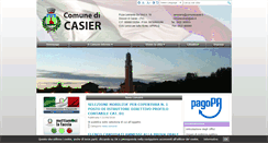 Desktop Screenshot of comunecasier.it