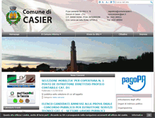 Tablet Screenshot of comunecasier.it